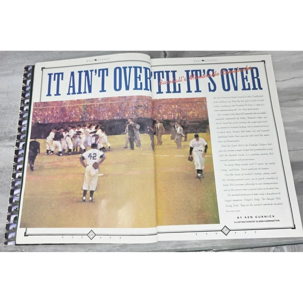 1991 WORLD SERIES PROGRAM MINNESOTA TWINS VS ATLANTA‎ BRAVES JACK MORRIS MVP